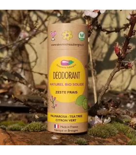 DEODORANT SOLIDE CITRON VERT - ZESTE FRAIS